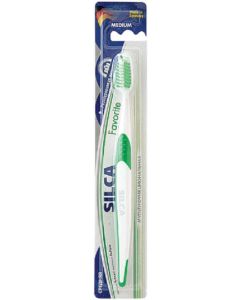 Buy Silcamed Toothbrush 'Favorite', medium hardness, color in assortment | Online Pharmacy | https://pharm-pills.com