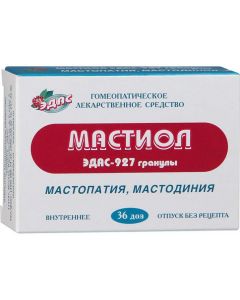 Buy Mastiol 'EDAS-927' homeopathic granules, 0.17 g containers-dose, 36 doses | Online Pharmacy | https://pharm-pills.com