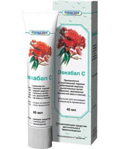 Buy Eucabal Balm C Emulsion for inhalation and external use, 40 ml  | Online Pharmacy | https://pharm-pills.com