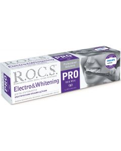 Buy ROCS PRO Electro & Whitening Mild Mint Toothpaste, 135 g | Online Pharmacy | https://pharm-pills.com