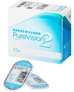 Buy Contact lenses Bausch + Lomb Bausch + Lomb contact lenses Pure Vision 2 6 pcs / 8.6 Monthly, -9.00 / 14 / 8.6, 6 pcs. | Online Pharmacy | https://pharm-pills.com