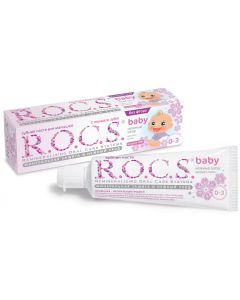 Buy ROCS Toothpaste for babies Linden scent from 0 to 3 years old 45 g | Online Pharmacy | https://pharm-pills.com