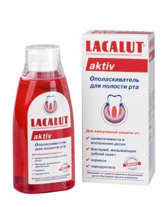 Buy LACALUT aktiv, mouthwash, 300 ml | Online Pharmacy | https://pharm-pills.com