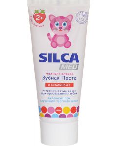 Buy Silca Med Gel toothpaste with strawberry flavor from 2 years old 65 g | Online Pharmacy | https://pharm-pills.com