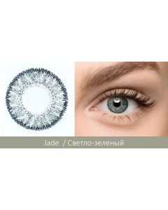 Buy Colored contact lenses Bausch + Lomb SofLens Natural Colors Monthly, 0.00 / 14 / 8.7, Jade, 2 pcs. | Online Pharmacy | https://pharm-pills.com