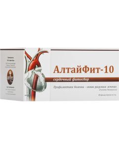 Buy AltaiFit-10 Alfit Plus A mixture of dry plant materials for the preparation of hot soft drinks, 40 g | Online Pharmacy | https://pharm-pills.com