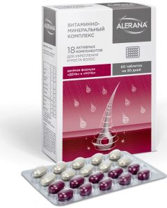 Buy Vitamin-mineral complex 'Alerana', | Online Pharmacy | https://pharm-pills.com