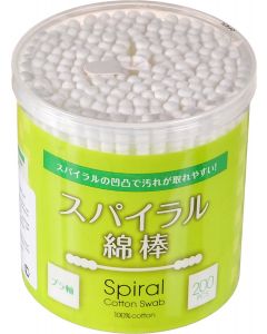 Buy Can Do cotton swabs, spiral, white, 200 pcs | Online Pharmacy | https://pharm-pills.com