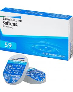 Buy Bausch + Lomb SofLens 59 Contact Lenses Monthly, -0.50 / 14.2 / 8.6, 6 pcs. | Online Pharmacy | https://pharm-pills.com