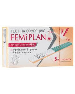 Buy FEMiPLAN Test for determining ovulation test strip No. 5 | Online Pharmacy | https://pharm-pills.com