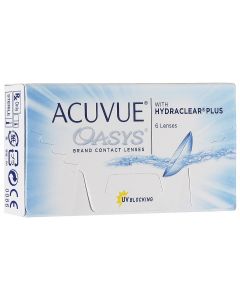 Buy ACUVUE Johnson & Johnson Oasys Contact Lenses 6pcs / 8.4 Two-week, -8.00 / 14 / 8.4, 6 pcs. | Online Pharmacy | https://pharm-pills.com