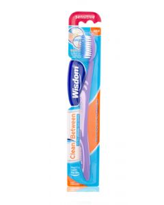 Buy Wisdom Clean Between Sensitive Toothbrush, micro fine conical fibers ... Soft bristles. | Online Pharmacy | https://pharm-pills.com