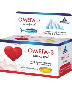 Buy BAA Miopharm Omega-3, 62 capsules | Online Pharmacy | https://pharm-pills.com